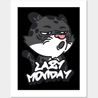 Lazy Monday Leopard Posters and Art